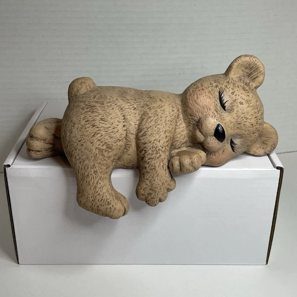 VTG Bear Ceramic Shelf Teddy Bear  Sitter  8.5
